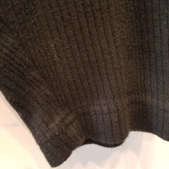 Alfani Black Cotton Crewneck Sweater Size M - Picture 3 of 10